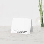 Butterfly-Karte Karte (Rückseite)