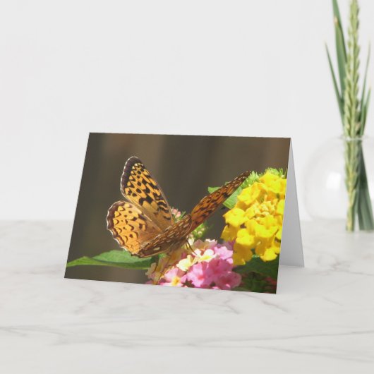 Butterfly-Karte Karte (Vorderseite)