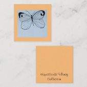 Butterfly-Karte Mitteilungskarte (Vorne/Hinten)