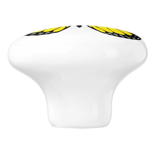 Butterfly Keramikknauf (Seitenansicht)