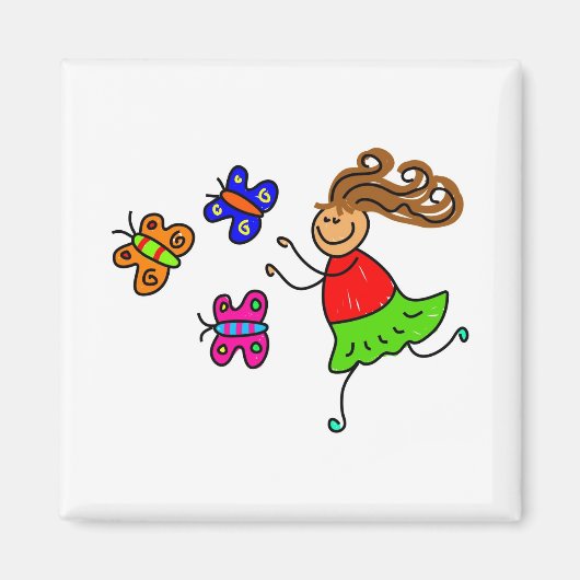 Butterfly Kid Magnet (Vorne)