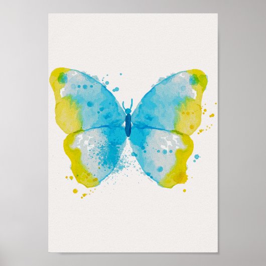 Butterfly Kids Room Poster Kinderzimmer drucken (Vorne)