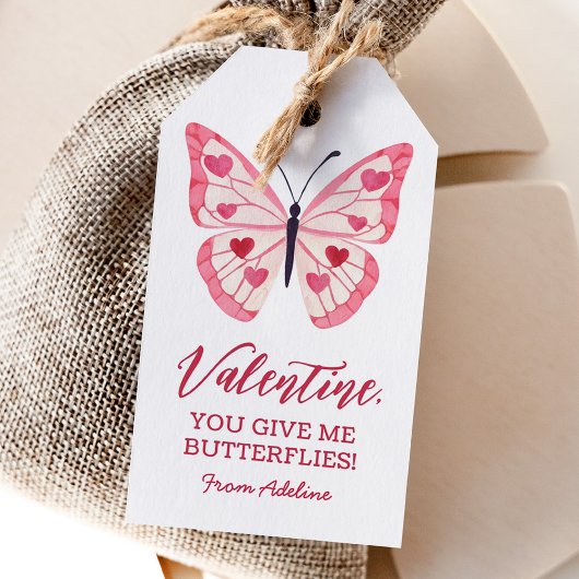 Butterfly Kids Valentinstag Geschenkanhänger