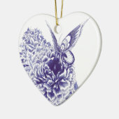 Butterfly Kiss Keramikornament (Links)