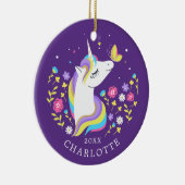 Butterfly Kiss Unicorn Weihnachtsschmuck (Rechts)