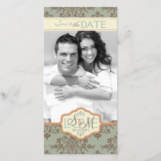 Butterfly Kisses Antique SD Foto Card Save The Date