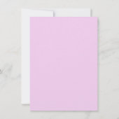 Butterfly kisses baby Dusche Einladung (Rückseite)