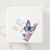 Butterfly Kisses & Baby Wünsche Geschenkanhänger (Beispiel)