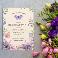 Butterfly Kisses & Birthday Wishings Garden Party