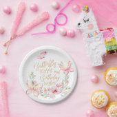 Butterfly Kisses & Birthday Wünsche, jedes zeitlic Pappteller (Party)