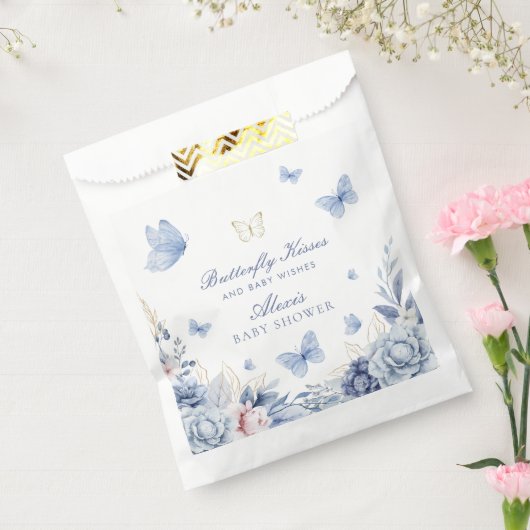 Butterfly Kisses Boy Baby Shower Geschenktütchen (Versiegelt)