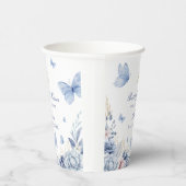 Butterfly Kisses Boy Baby Shower Pappbecher (Rechts)