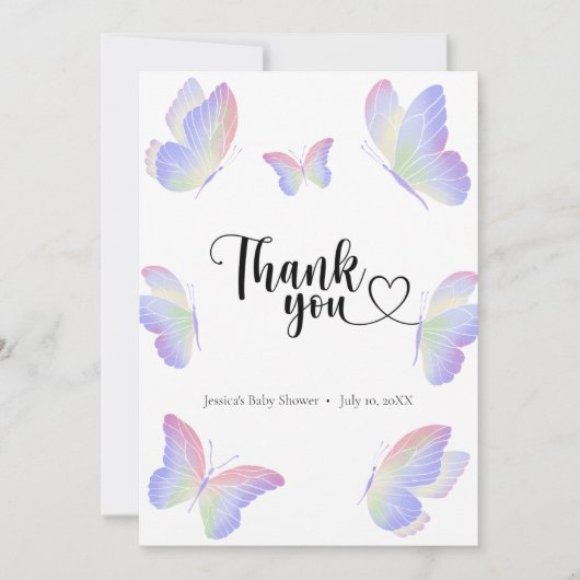 Butterfly Kisses Danke (Vorderseite)