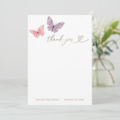 Butterfly Kisses Danke (Stehend Vorderseite)