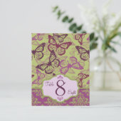 Butterfly Kisses Flirt Table Card B2 (Stehend Vorderseite)