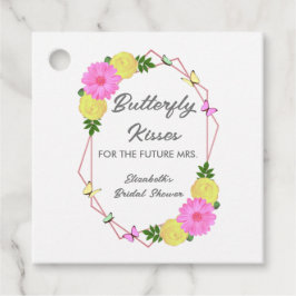 Butterfly Kisses for the Future Mrs. Brautparty Geschenkanhänger