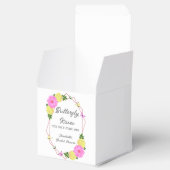 Butterfly Kisses for the Future Mrs. Brautparty Geschenkschachtel (Geöffnet)