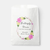 Butterfly Kisses for the Future Mrs. Brautparty Geschenktütchen (Vorderseite)