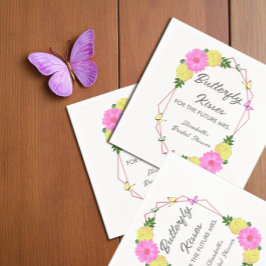 Butterfly Kisses for the Future Mrs. Brautparty Serviette