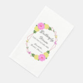 Butterfly Kisses for the Future Mrs. Brautparty Serviette (Ecke)