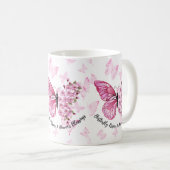 Butterfly Kisses & Himmlische Segnungen Kaffeetasse (VorderseiteRechts)