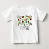 Butterfly Kisses, Ladybug Hugs Baby T-shirt (Vorderseite)