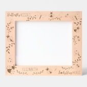 Butterfly Kisses, Ladybug Hugs Personalisiert 10x8 Geätzte Rahmen (Vorderseite)