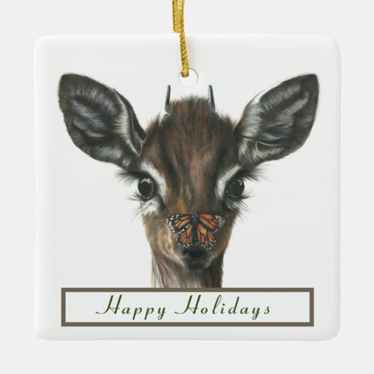 Butterfly Kisses Ornament (Vorderseite)