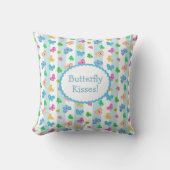 Butterfly Kisses Personalized  Kissen (Vorderseite)