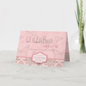 Butterfly Kisses Petal Card Ankündigung (Rückseite)