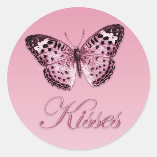 Butterfly Kisses Sticker (Vorderseite)