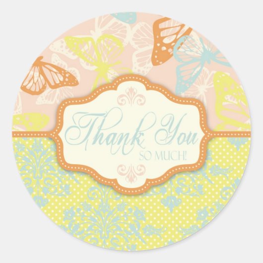 Butterfly Kisses Sweet TY Sticker (Vorderseite)