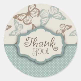 Butterfly Kisses TY Sticker Aquamarin