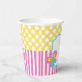 Butterfly Kisses und Birthday Wwünscht Party Pappbecher (Rechts)