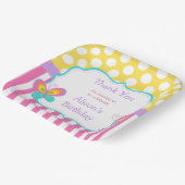 Butterfly Kisses und Birthday Wwünscht Party Pappteller (Gewinkelt)