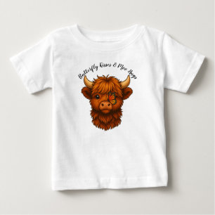 Butterfly Kisses und Moo Hugs Baby T-shirt