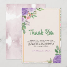 Butterfly Kisses Violet Blume Babydusche