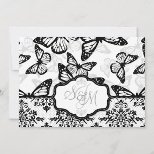 Butterfly Kisses Wedding Invitation Card_DrMullins Einladung