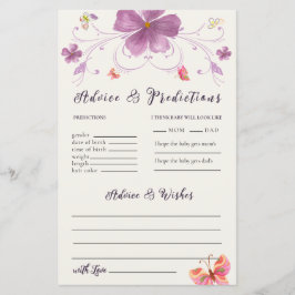 Butterfly Kisses wünscht Rat & Vorhersagekarten