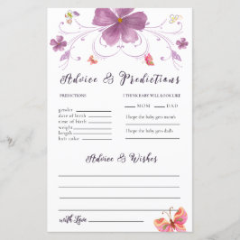 Butterfly Kisses wünscht Rat & Vorhersagekarten