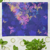 Butterfly Kitchen Handtuchherz Geschirrtuch (Gefaltet)