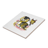 Butterfly & Kitten Fliese (Seite)