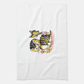 Butterfly & Kitten Handtuch (Vertikal)