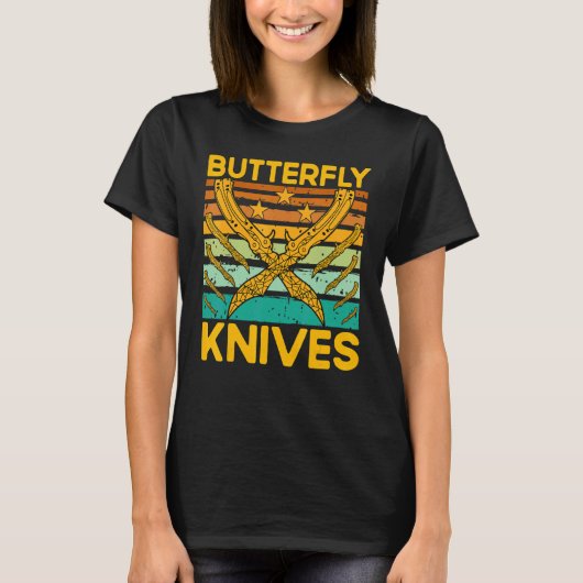 Butterfly Knife Balisong Quote 1 T-Shirt (Vorderseite)