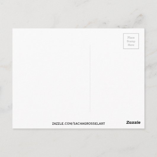 Butterfly Koi Aquarell Japanische Fischkunst Postkarte (Rückseite)