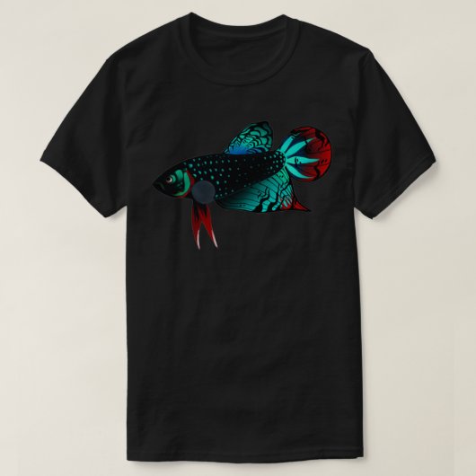 Butterfly koi betta saimese kämpfen Fisch T-Shirt (Design vorne)