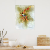 Butterfly Koi Fish Print Poster (Küche)