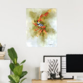 Butterfly Koi Fish Print Poster (Heimbüro)