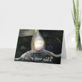 Butterfly Koi Foto Funny Geburtstag Karte (Vorderseite)