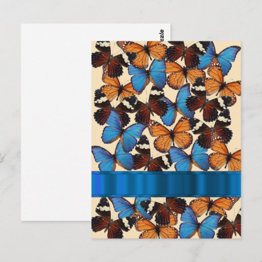 Butterfly-Kollektion Postkarte (Vorne/Hinten)